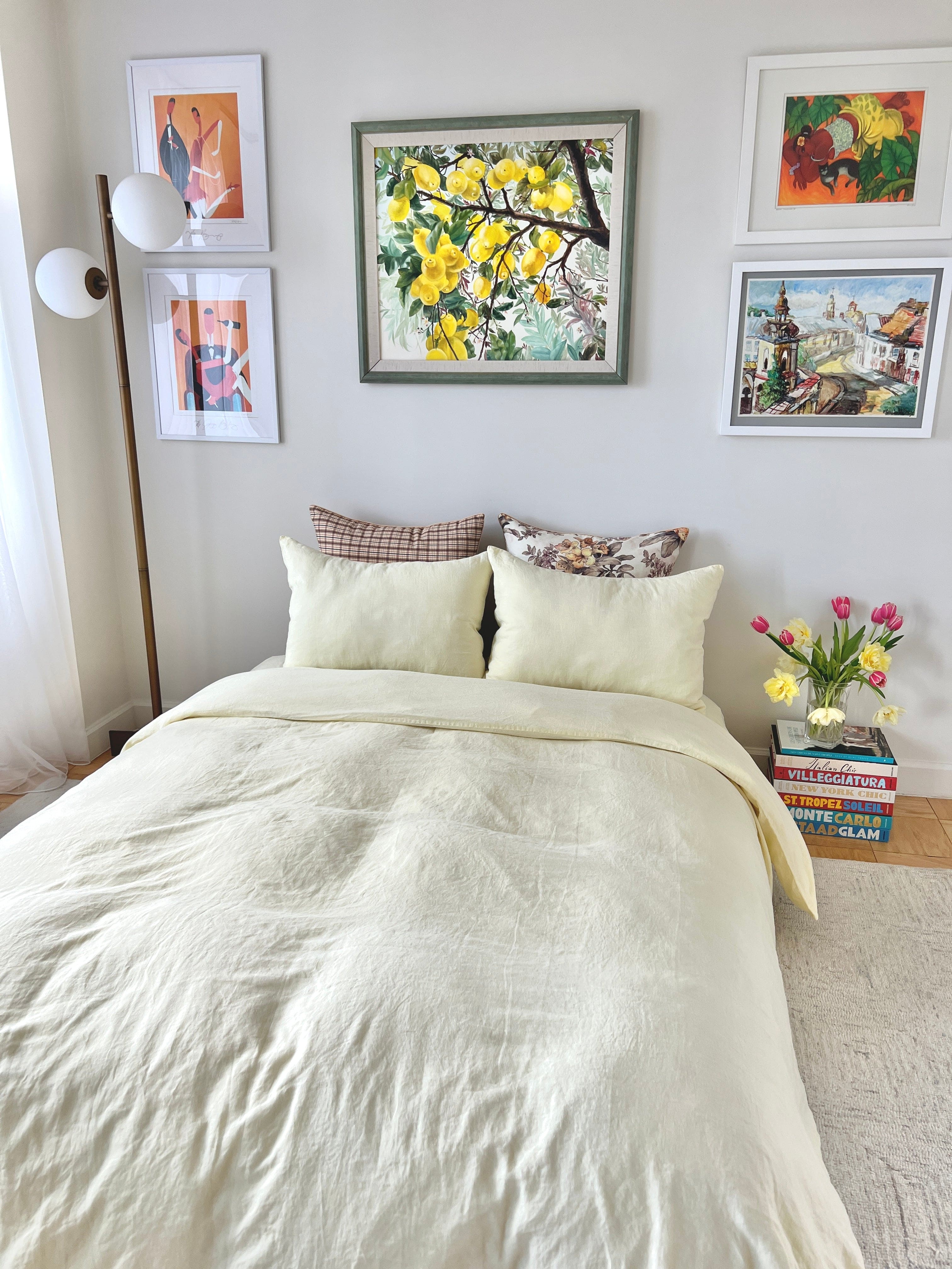 Madagascar Vanilla Linen Duvet Cover